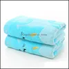 Serviettes Robes bain douche bébé enfants maternité coton doux dessin animé chat couverture bébé nouveau-né infantile respirant Co Dhnh8