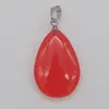 Pendanthalsband Natural Red Carnelian Stone Bead Gem Water-Drop Fashion Jewelry S3142 Hovordles