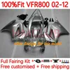 Wtryskowa forma dla Honda Interceptor VFR800 VFR 800 RR CC 800RR 02-12 121NO.4 800CC VFR800RR 02 03 04 05 06 07 VFR-800 2002 2009 2008 2011 2012 REPSOL Orange