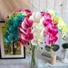 Decorative Flowers & Wreaths Heads Phalaenopsis Flower Artificial Wedding Decoration Floral Christmas Party Home DecorDecorative