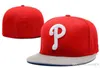 2019 브랜드 새로운 패션 여름 스타일 Phillies P Letter Baseball Caps 남성 여성 Hiphop Casquette Fitted Hats6829426