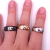 (Women) ICP Twiztid Stainless Steel Ring Hatchetman Hatchet Girl Men Rings 8-12# 3 Color Silver/ Golden / Black