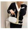 حقائب المساء مربع على طراز النساء الكتف بو الجلود المحافظ وسلسلة حقيبة اليد crossbody أزياء 2022