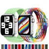 Nylon adjustable woven strap for Apple watch 7 45mm 41mm 6 5 4 SE 44mm 40mm Comfortable bracelet for iwatch 3 2 1 42mm 38mm band