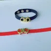 Fashion Charm Bracelet Buckle Leather Tape Wristband Bracelets Designer Man Women Jewelry