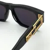 Moda Top Designer Mens Sunglasses Classic Vintage Placa grossa forma quadrada de óculos de sol punk de verão ao ar livre, estilo versátil anti6700795
