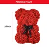 Decorative Flowers & Wreaths Inch Rose Bear Teddy Gift For Valentines Day Anniversary Birthdays & Bridal Showers Fully AssembledDecorati