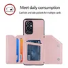 Business Pu Leather Phone Cases For OnePlus 9 Pro Soft TPU Frame Cover 9 Wallet Flip Card Slots Stand