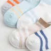 CouplesParty Baby Socken Sommer Baumwolle Gestreiften Sport Stil Kinder Socken Mädchen Mesh Nette Neugeborene Jungen Kleinkind Socken Baby J220621