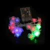 Strings Battery/USB Power 10/20/30/40leds Rose Flower Holiday String Lights Valentine Wedding Decoratie Kerst Garlandled Ledled LED