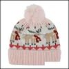 Ins-baby Kids Boys Girls Dinosaur Caps Beanies Cartoon Heart and Christmas Desginalers Vinter Kvalitet Barn hattar för 1-4 Drop Leverans 2021