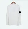 꼭대기 돌 스톤 스틸 컬러 아일랜드 남성 티셔츠 라운드 넥 풀버 긴 슬리브 패션 느슨한 바닥 티