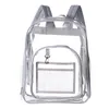 PVC Clear School Bags Transparent Backpack Trims Girl personalized See-through Stadium Backpacks Boy DOM1234