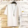 Short Sleeve T Shirt Men'S For 2022 Summer Print Black White Tshirt Top Tees Brand Fashion Clothes Plus Size M-5XL O NECK Y220426