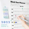 Kawaii Cool Calendar Planner для с наклейками Настенные Ежедневные расписание Часовые календари календари повестки дня Год подарок W220330