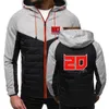 Heren Hoodies Sweatshirts Quartararo met kenmerkende 2022 Heren Winter Zip Jackets Katoen waterdicht