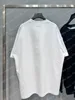 22SS Hommes Designers T-shirts Tee 520 Imprimer Détruit manches courtes Col ras du cou Streetwear noir blanc xinxinbuy XS-L