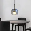 Nordic designer pendant lamps modern glass dining room chandelier simple bar counter living room bedroom bedside lamp