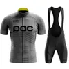 Conjuntos de ciclismo RCC POC, uniforme de bicicleta de montaña, conjunto de Jersey de verano para hombre, camisetas de bicicleta de carretera, ropa de bicicleta MTB 220621