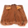 髪の装飾品ペット衣装猫ハロウィーンの服ファンシードレスアップライオンマネウィッグのためのライオンマネウィッグペットコスチュームライオンマネ