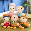 Boneca de pato fofa acalma a boneca com travesseiro de dormir patinho de presente infantil