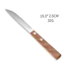 Stainless Steel Creative Knife Fork Spoon Wooden Handle Cutlery Set Household Western Tableware