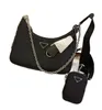 Luxury designer handbag nylon messenger bag classic three-piece suit ladies underarm shoulder wallet fashion retro star