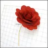 Decorative Flowers Wreaths Festive Party Supplies Home Garden Large Artificial Rose Flower Head For Decoration Wedding Pe Fake Diy Wall Ch