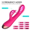 Vibrateurs NXY Dildo Rabit Vibrier pour femmes Stimulation de Clitoris 10 vitesses G-Spot Femme Massager Jouets Sexe Adultes 18 0216