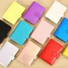 Блокноты A5/A6 PU Macaroon Laser Glittter Slease-Leaf Cover Binder Dairy Notebooks Журнал Журнал Travelers Travelers Notebooknotepads