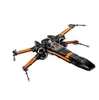 Skywalker Saga Star Plan 75102 75149 75211 X Wing Clone Wars Poe's X Tie Fighter 05004 Building Blocks Toy MJDZSW
