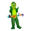 Талисман кукла костюм 1056 зеленый динозавр талисман костюм взрослый необычный платье для праздничных нарядов персонажей