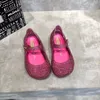 High Quality Mini Melissa Girls Jelly Shoes classical Style Bird Net Kids Suumer Sandals Fashoin Baby Toddler Beach Shoes HMI054 220623