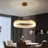 LED Kryształowy Żyrandol Do Salonu Nowoczesna Sypialnia Cristal Wiszący Lampa Złote Wewnętrzne Dekoracje Dekoracji Światła Oprawy