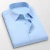 Chemises décontractées pour hommes Summer Men Dress Foamal Office Business Plus Taille 7XL 8XL Chemise de travail Violet Rose Eldd22