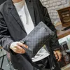 Luxus-Gürteltasche für Männer, schwarze Taille, Brusttasche, Designer-Geldbörsen, Umhängetasche, Gürteltasche, modische koreanische Bum-karierte Tasche, Hüfttaschen