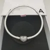Nova bracelete de bracelete de prata de prata 925 Pulseiras de designers de designers de coroa Bulbões de cadeia de cobra em forma de cobra Pandora de amor encrazas de amor miços
