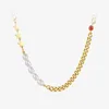 Pendant Locket Halsband Kpop Star Pearl Chains For Women Gold Color rostfritt stål smycken 220427