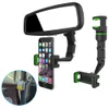 Extractme Universal-Handy-Clips für Auto-Rückspiegel, Handy-Halter, Ständer, unterstützt 10,2–15,5 cm (4,0–6,1 Zoll) Smartphone-GPS-Halterung