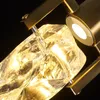 Moderne Diamond Crystal Kroonluchter Lampen voor Trap Living Room Long Led Cristal Hanging Light Fixtures Gold Home Decor Luminaire