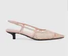 Designer Women Pump Sandals Slingback Crocodile Slides tofflor Lady Outdoor High Heels Sandaler