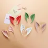 Latex Elf Ears DIY Halloween Party Decoration Anime Fairy Angel Vampire Ear Costumes High Simulation Soft False Dress Up Cosplay Decor FY3798 0713