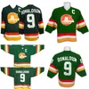 CeoMitNess 9 Barclay DONALDSON BroomCounty BLADES Slapshot Movie Hockey Jerseys With Captain C Patch Shirt Green Men Women Youth Double Stitched