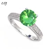 Rings Cluster CSJ Design Zultanite Ring Sterling sterling خلق اللون السلطاني تغيير المجوهرات الراقية حفل زفاف حفل زفاف