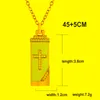 Pendant Necklaces Korean Version Of The Cross Rectangular Necklace For Woman Fashion Trend Gift BanquetPendant