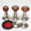 The Force Tamper Coffee Accessories Stainless Steel Kitchen Press Tool Cloth Powder Leveler Hammer 220509