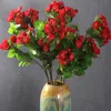 85CM Upscale Artificial Flowers Single Branches Begonia Camellia Home Decor Flores For Shopping Mall Wedding Decoration 10 Pcs