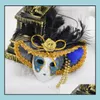 Party Favor Event Supplies Festive Home Garden Mini Masks Carnival Of Venice Tourist Travel Souvenir 3D Mask Fridge Magnet Wearing1065756