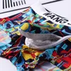 Underpants Fashion Man Stampa sexy bottoni di cotone pantaloncini divertenti mutande divertenti per il pene gay marsup