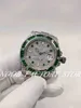 2 kolory męskie zegarki Sprzedaż fabryki niebieska zielona diamentowa ramka